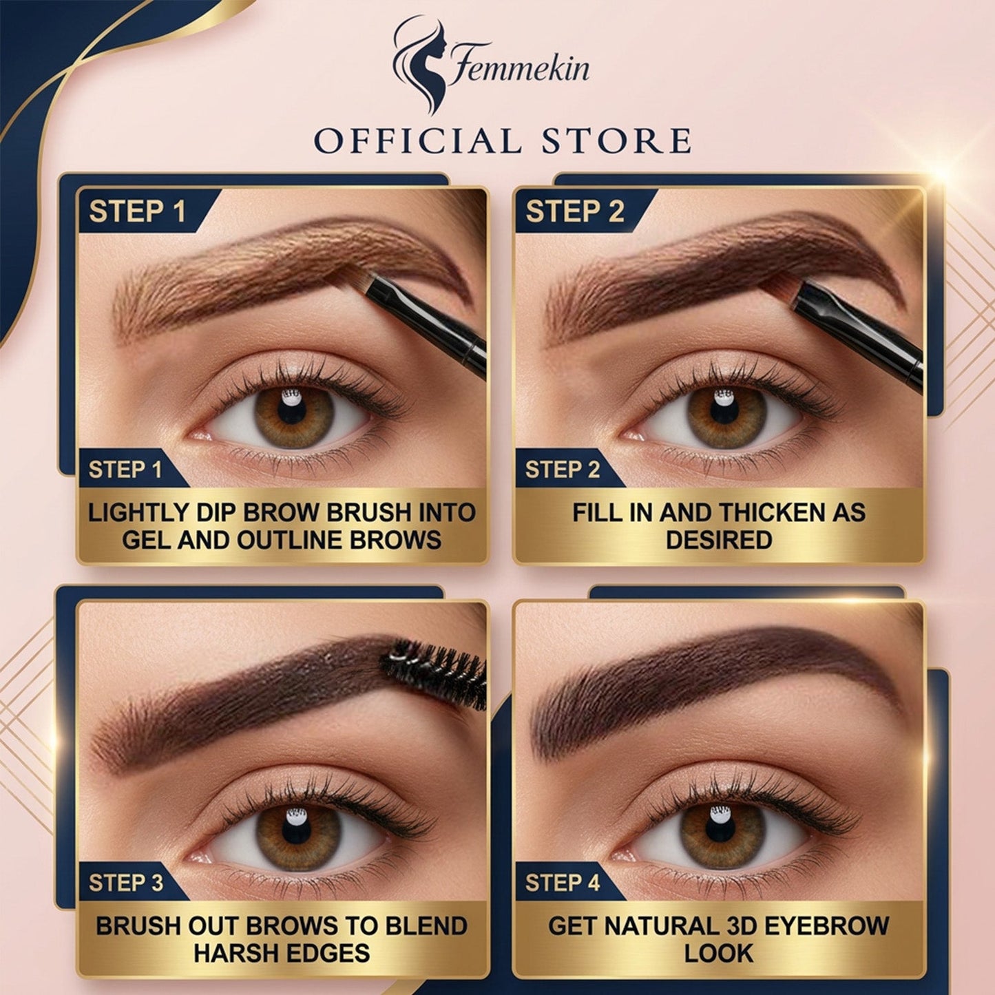 Eyebrow Grooming Kit for Home and Daily Use