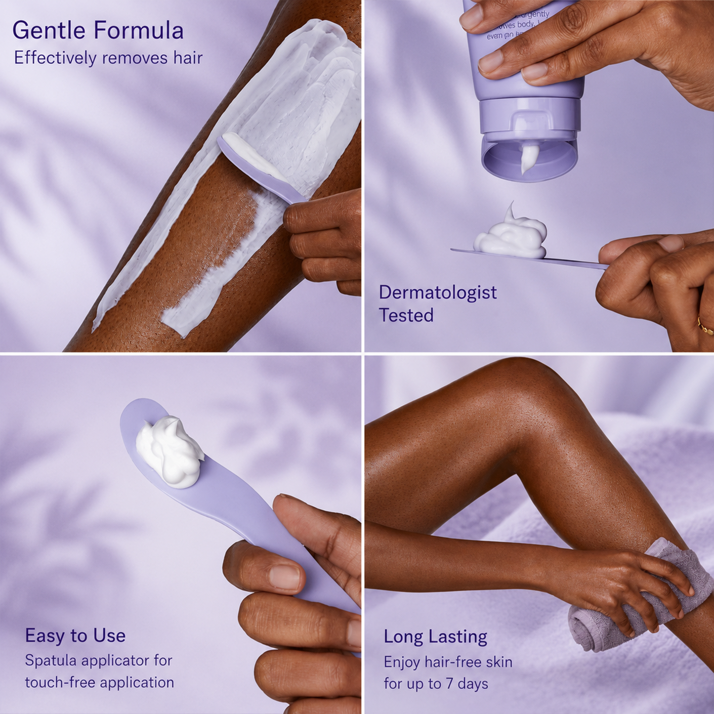 Gentle Hair Removal Cream 200ml Sensitive Skin Smooth Body Care