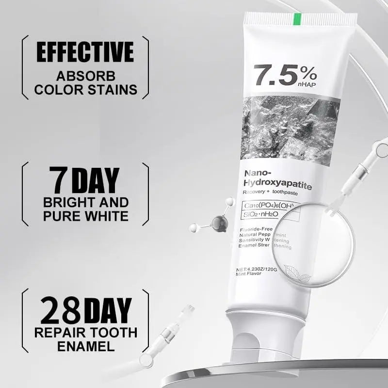 Nano Hydroxyapatite Fluoride Free Peppermint Toothpaste