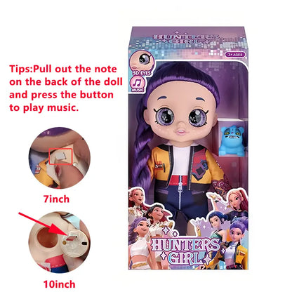 Kpop Anime Idol Action Figures - 5D Shiny Eyes Musical Jointed Doll Gift