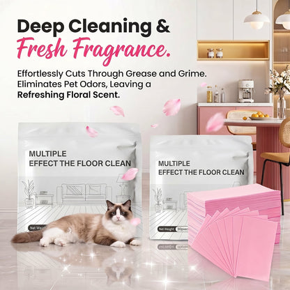 ⚡Hot Sales 40% OFF🔥Multiple Effect The Floor Clean Tablets for Mopping, Quick Shine Cleaner