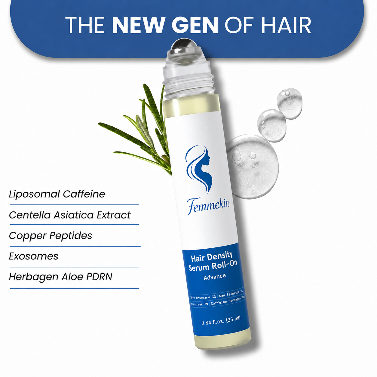 Advanced Hair Density Roll-On Serum 25 ml