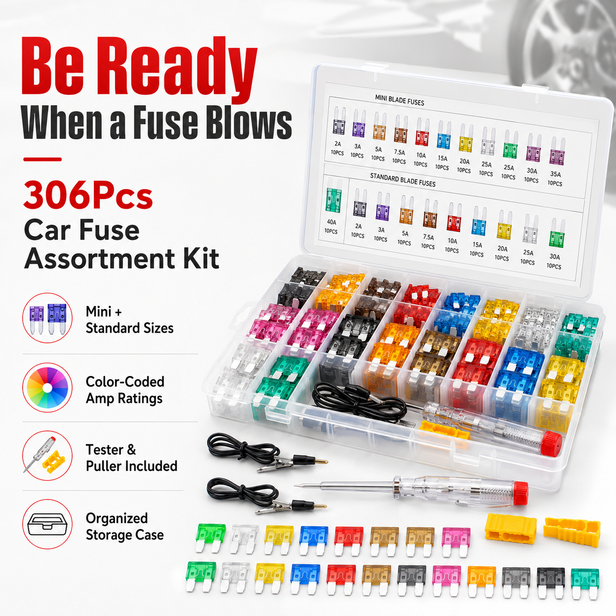 🔥Hot Sale 49% OFF🚗Car Fuse Assortment Kit