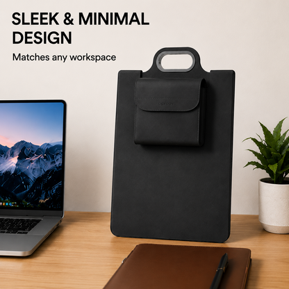 🔥Free Shipping-🖥️The All-In-One Mobile Workstation Sleeve | Built-In 15W Multi-Device Wireless Charger, Ergonomic Laptop Stand & Mousepad (Fits up to 16")