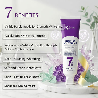 Purple Probiotic Toothpaste For Enamel Care And Fresh Breath