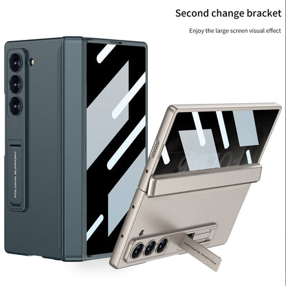 Magnetic Hinge Hidden Bracket All-included Case With Back Screen Protector For Galaxy Z Fold 8/7/6/5/4/3