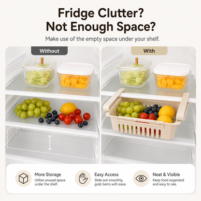 🔥Hot Sale 49% OFF🔥Expandable Refrigerator Storage Container