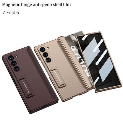 Magnetic Hinge Hidden Bracket All-included Case With Back Screen Protector For Galaxy Z Fold 8/7/6/5/4/3