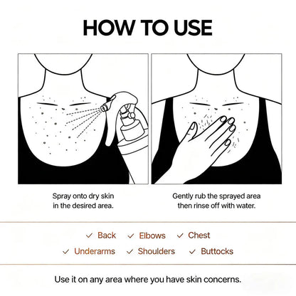 Peel Shot - Kojic + Turmeric Body Peel Spray