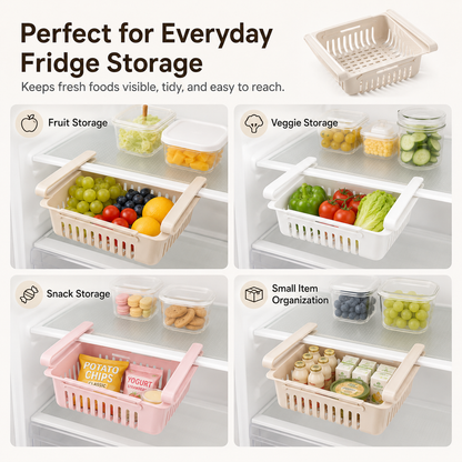 🔥Hot Sale 49% OFF🔥Expandable Refrigerator Storage Container