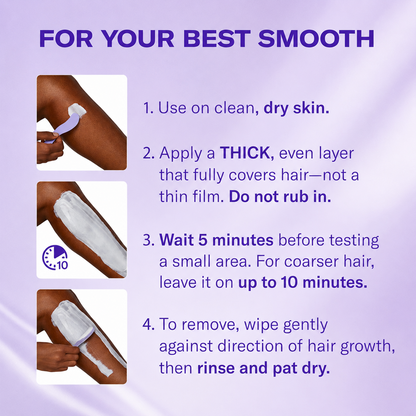 Gentle Hair Removal Cream 200ml Sensitive Skin Smooth Body Care