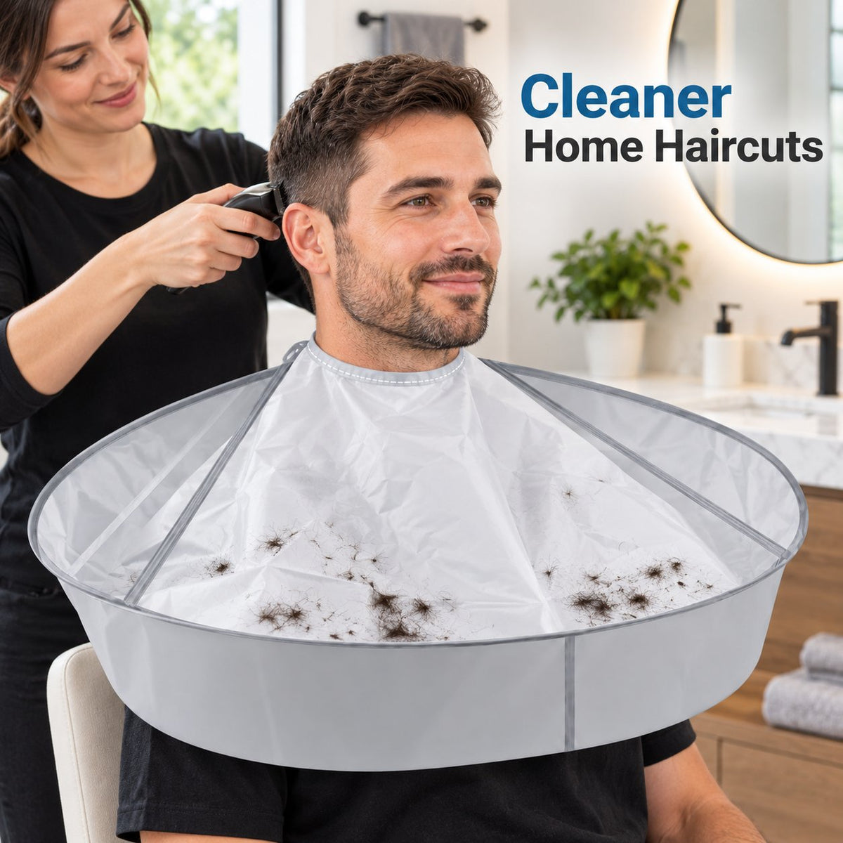 🔥Last Day 50% OFF - 💈Portable Hair Cutting Cape