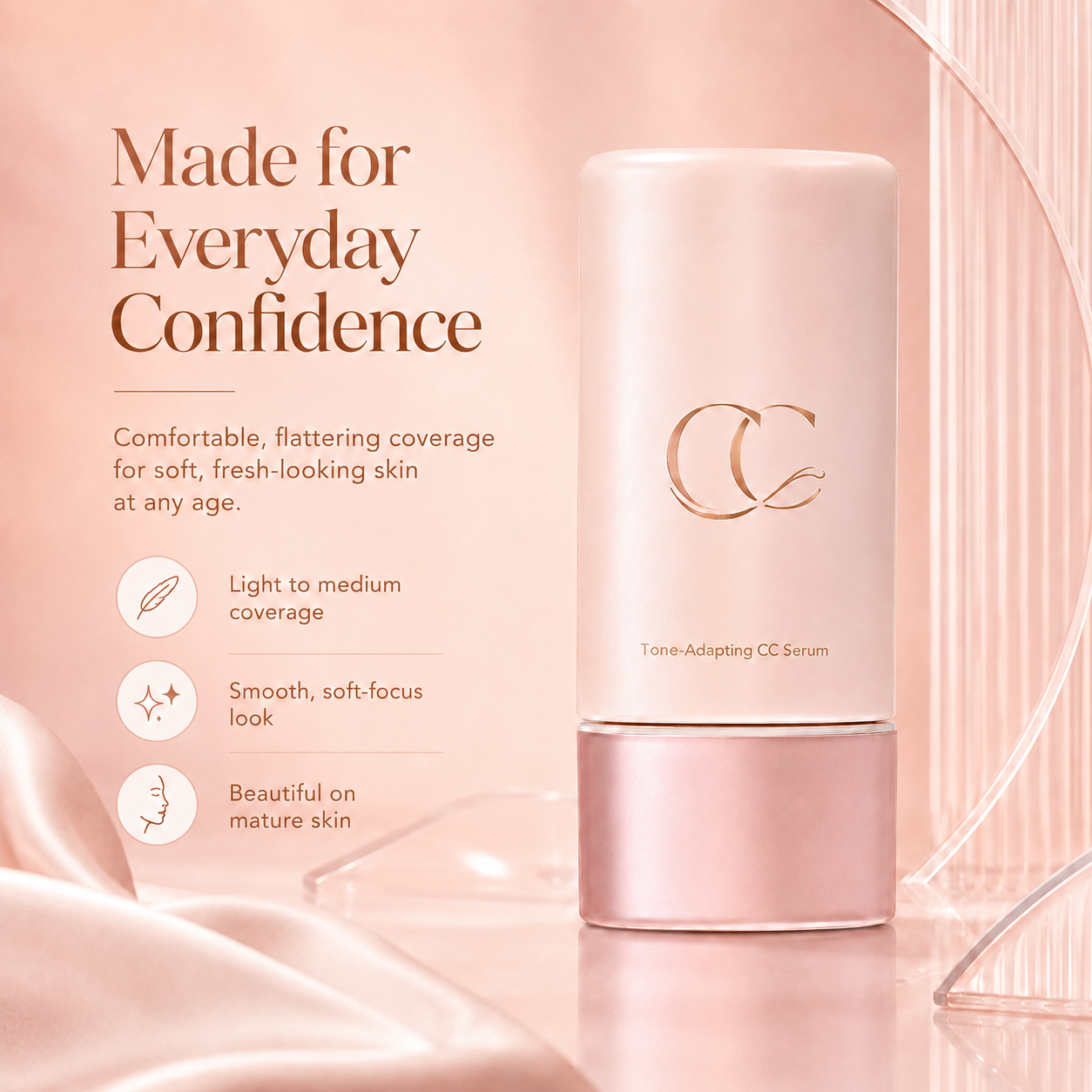 🔥LAST DAY 60% OFF🎁Usnicepicks Tone-Adapting CC Serum