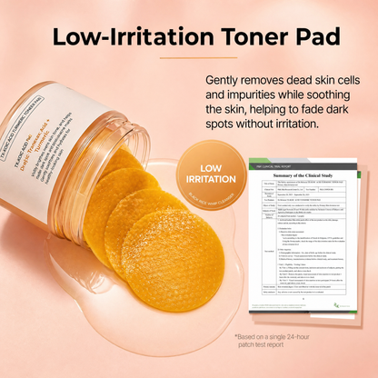 Turmeric Kojic Acid Toner Pads for Pigmentation Care 70 Pads