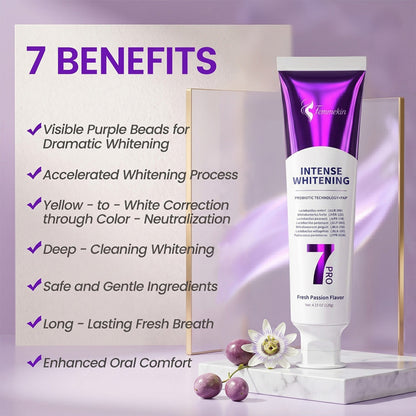 Purple Probiotic Toothpaste For Enamel Care And Fresh Breath