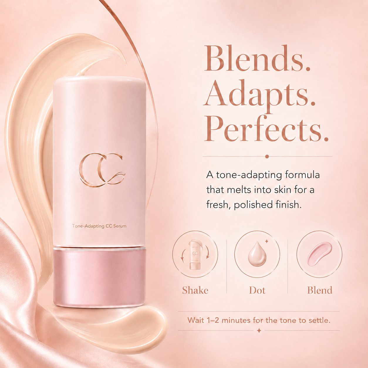 🔥LAST DAY 60% OFF🎁Usnicepicks Tone-Adapting CC Serum