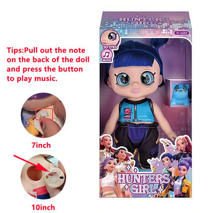 Kpop Anime Idol Action Figures - 5D Shiny Eyes Musical Jointed Doll Gift