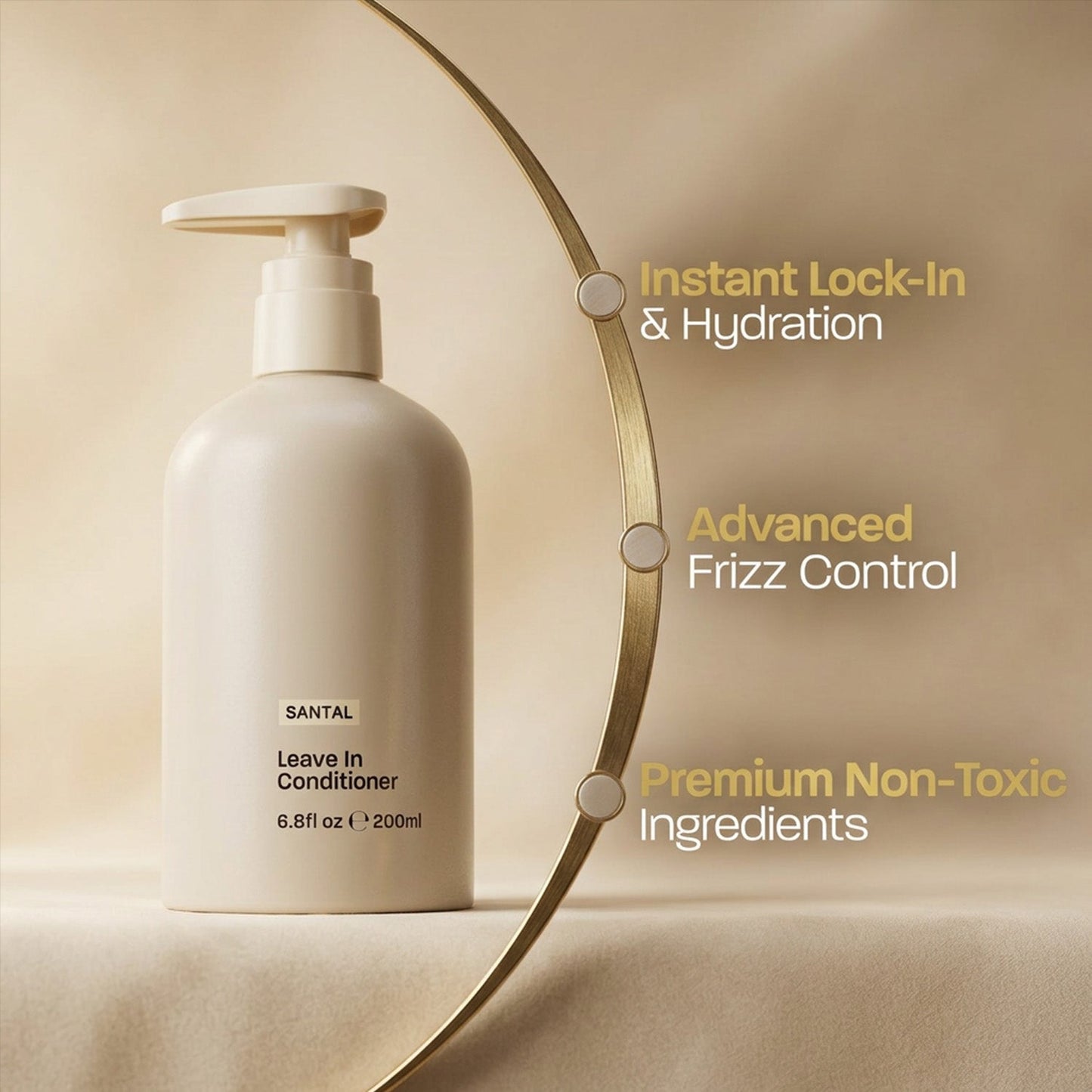 No Rinse Leave In Conditioner for Smooth Frizz Free Hair