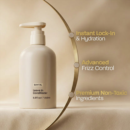 No Rinse Leave In Conditioner for Smooth Frizz Free Hair