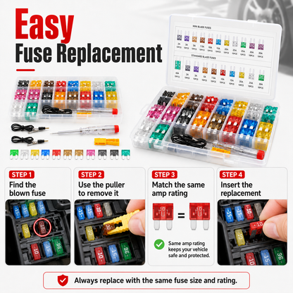 🔥Hot Sale 49% OFF🚗Car Fuse Assortment Kit