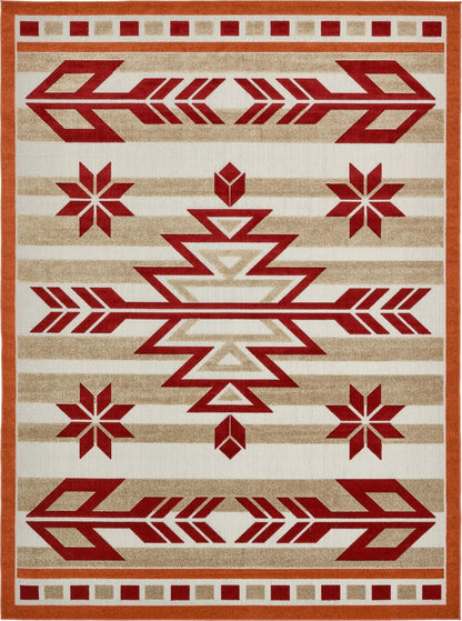Outdoor Modern Geometric Area Rug - Stylish, Durable, and Versatile for Your Outdoor Space Needs