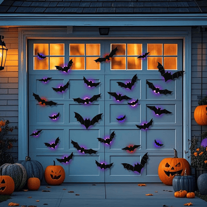 🎃Halloween Pre-sale🎃3D LED Bat Halloween Decorations – Create A Spooky Glow For Your Home