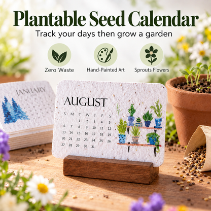 🔥Hot Sale 50% OFF🔥-🌱Eco-Friendly Plantable “Timeless” Seed Calendar 2027
