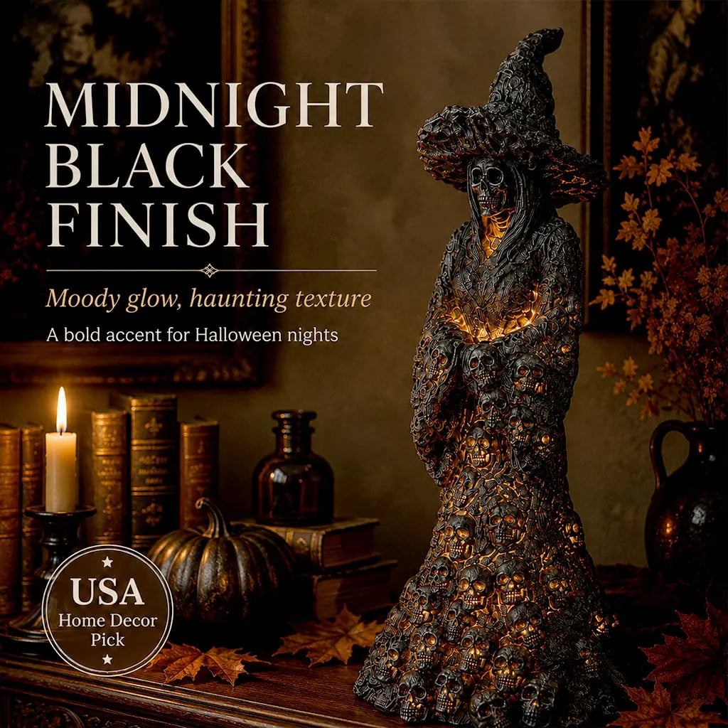 🔥Flash Sale 50% OFF-Skeleton Witch Ornament