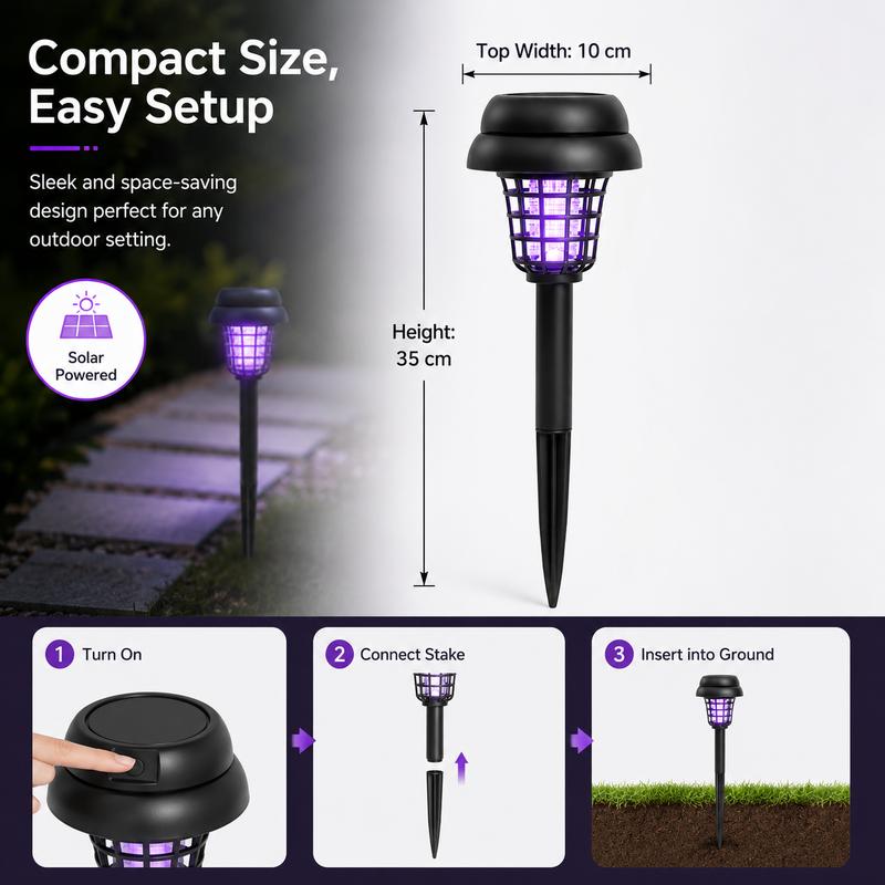 🔥Last Day 60% OFF🎁Solar Mosquito Zapper Light
