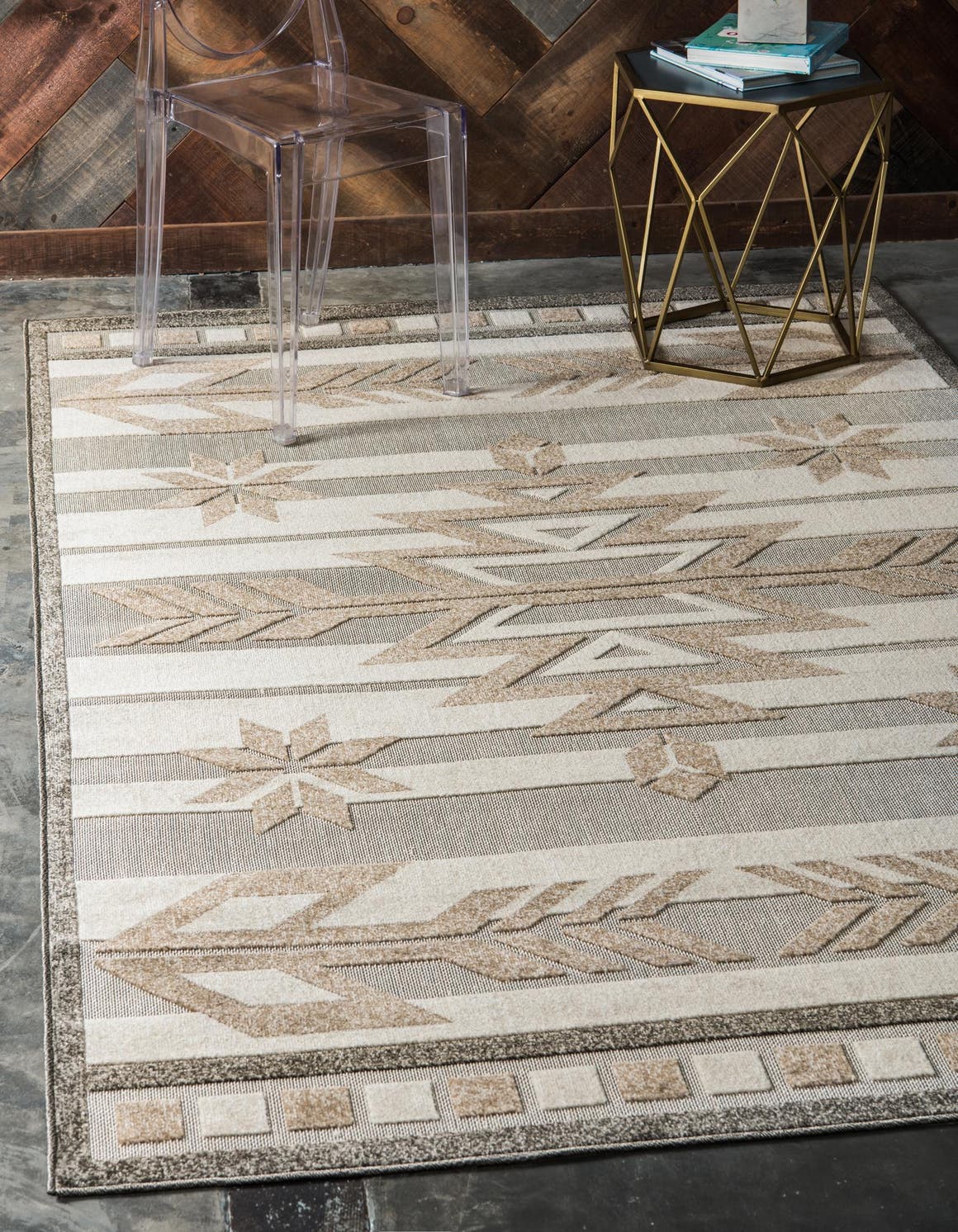 Outdoor Modern Geometric Area Rug - Stylish, Durable, and Versatile for Your Outdoor Space Needs