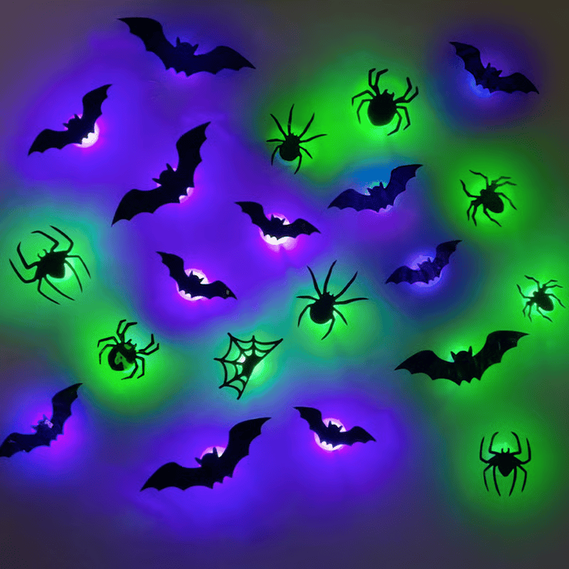🎃Halloween Pre-sale🎃3D LED Bat Halloween Decorations – Create A Spooky Glow For Your Home
