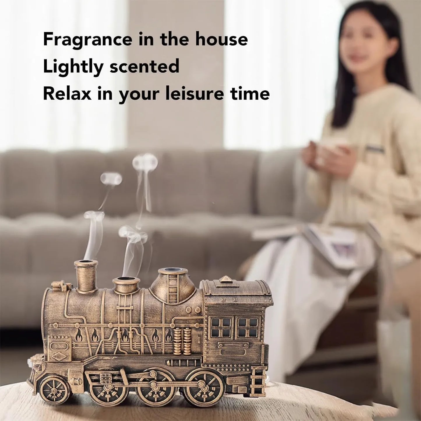 🚂Retro Train Essential Oil Diffuser Humidifier