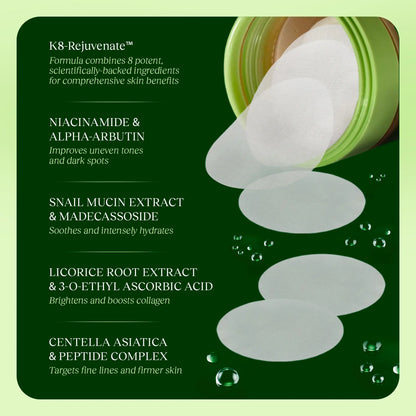 Skincare Anti-Aging, Dark Spot & Wrinkle Minimizing Toner Pads – 100 Pads