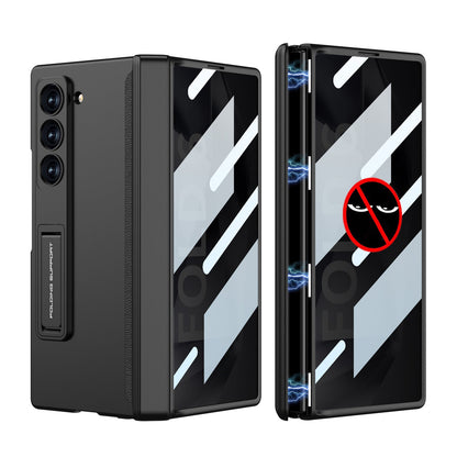 Magnetic Hinge Hidden Bracket All-included Case With Back Screen Protector For Galaxy Z Fold 8/7/6/5/4/3