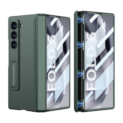 Magnetic Hinge Hidden Bracket All-included Case With Back Screen Protector For Galaxy Z Fold 8/7/6/5/4/3