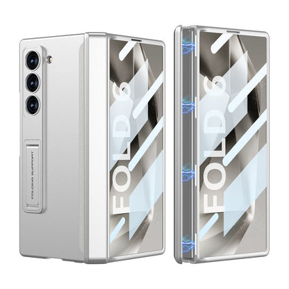Magnetic Hinge Hidden Bracket All-included Case With Back Screen Protector For Galaxy Z Fold 8/7/6/5/4/3