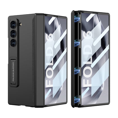 Magnetic Hinge Hidden Bracket All-included Case With Back Screen Protector For Galaxy Z Fold 8/7/6/5/4/3