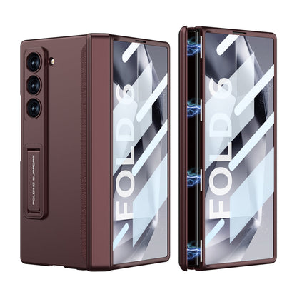 Magnetic Hinge Hidden Bracket All-included Case With Back Screen Protector For Galaxy Z Fold 8/7/6/5/4/3
