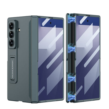 Magnetic Hinge Hidden Bracket All-included Case With Back Screen Protector For Galaxy Z Fold 8/7/6/5/4/3