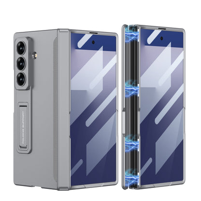 Magnetic Hinge Hidden Bracket All-included Case With Back Screen Protector For Galaxy Z Fold 8/7/6/5/4/3