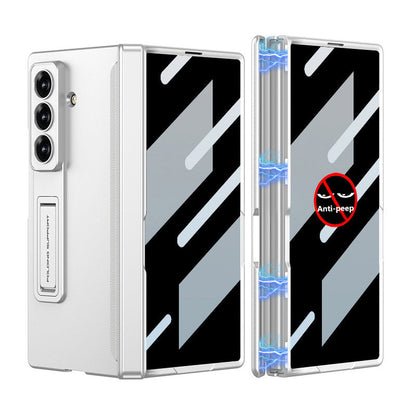 Magnetic Hinge Hidden Bracket All-included Case With Back Screen Protector For Galaxy Z Fold 8/7/6/5/4/3