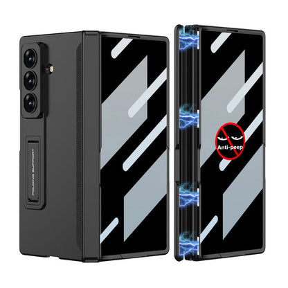 Magnetic Hinge Hidden Bracket All-included Case With Back Screen Protector For Galaxy Z Fold 8/7/6/5/4/3