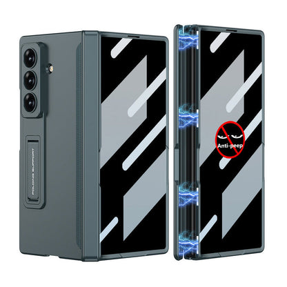 Magnetic Hinge Hidden Bracket All-included Case With Back Screen Protector For Galaxy Z Fold 8/7/6/5/4/3