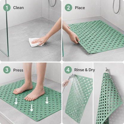 🔥HOT SALE LSAT DAY 50% OFF!!!🔥Quick-Drain Non-Slip Shower Mat/ Make Every Shower Feel Safer