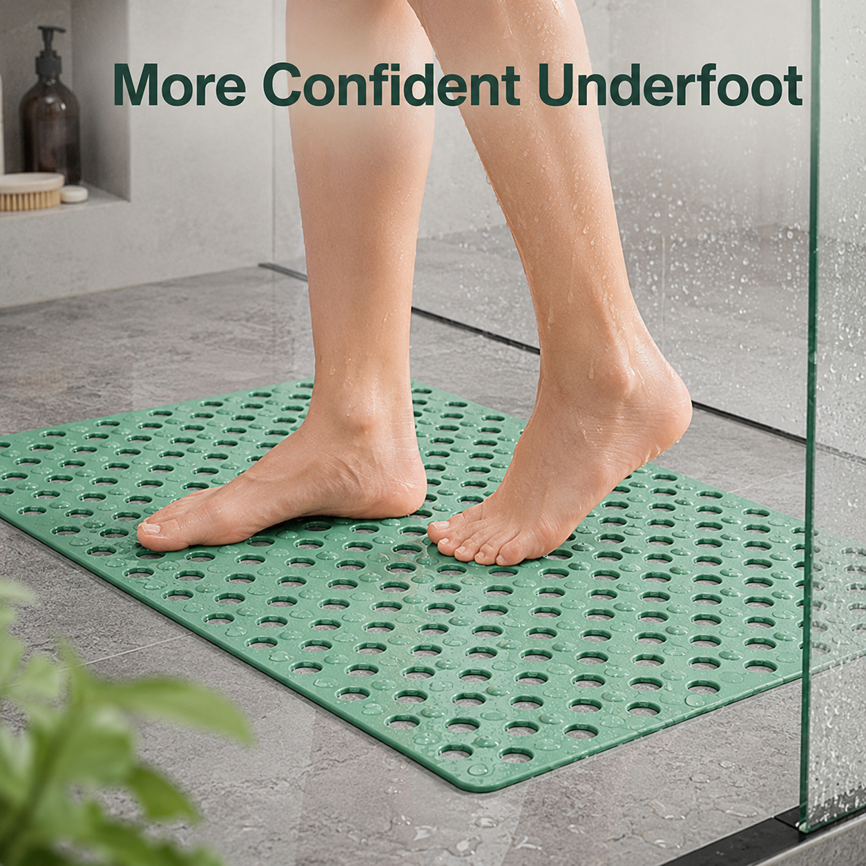 🔥HOT SALE LSAT DAY 50% OFF!!!🔥Quick-Drain Non-Slip Shower Mat/ Make Every Shower Feel Safer