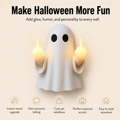 🎃 60% Off Limited Time — Funny Ghost Halloween Wall Light