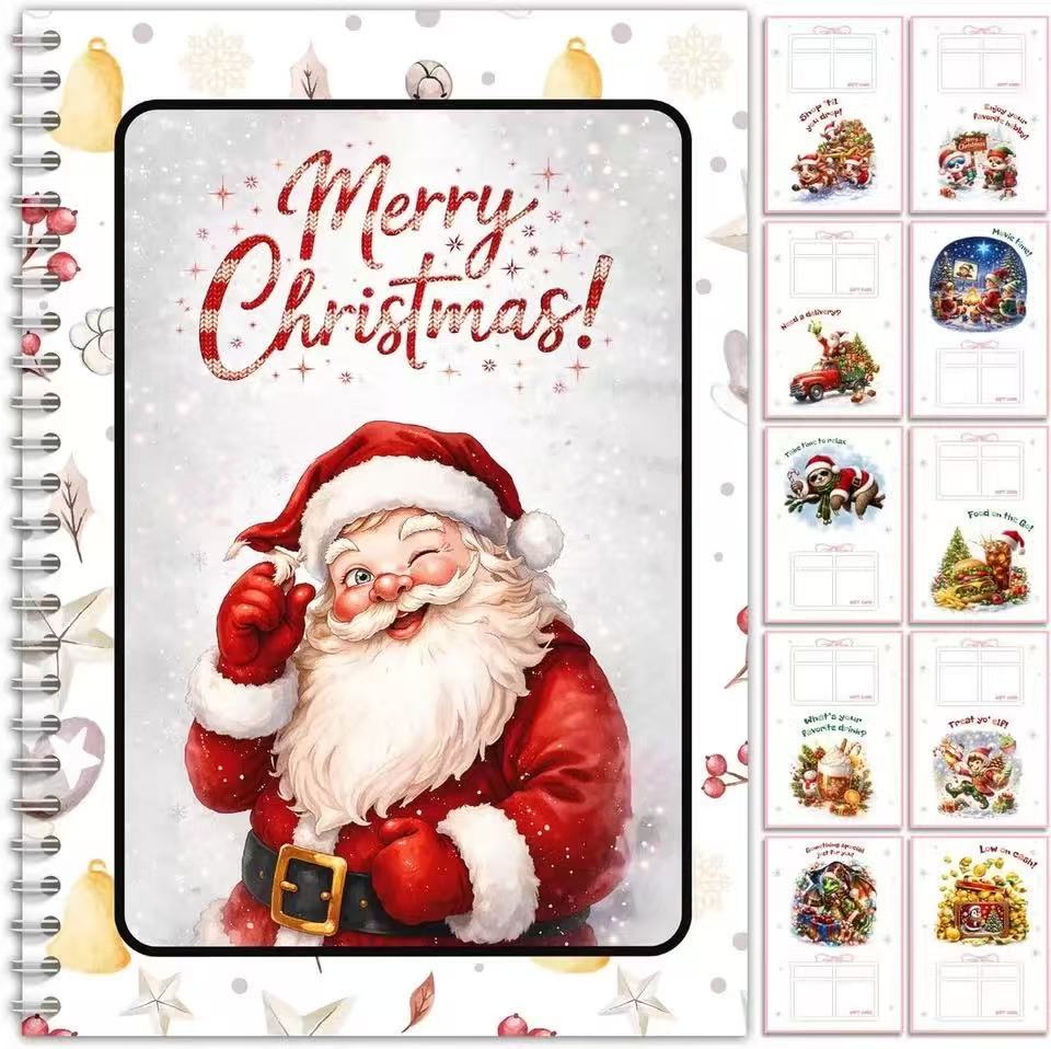 🔥 LIMITED-TIME 50% OFF — Holographic Christmas Gift Card Booklet