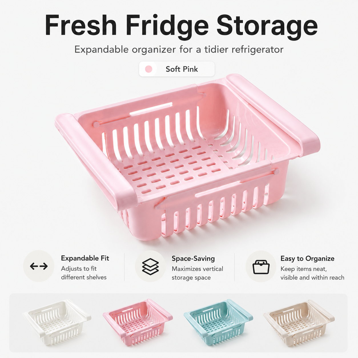 🔥Hot Sale 49% OFF🔥Expandable Refrigerator Storage Container