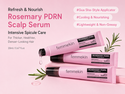 Rosemary PDRN Scalp Serum for Dry Oily Flaky Scalp