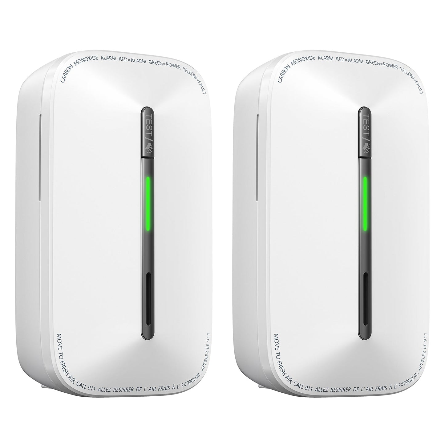 SITERWELL Plug in Carbon Monoxide Detector 10 Year Battery, CO Alarm Detector with Electrochemical Sensor and Sound Warning, AC Powered Portable Carbon Monoxide Detector for Home Office Travel,2-Pack